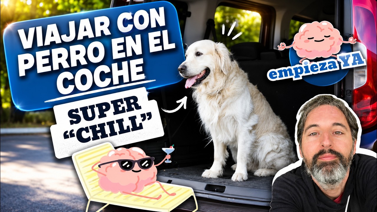 ESTE ES EL SECRETO PARA VIAJAR CON TU PERRO EN COCHE. 🚗🐶